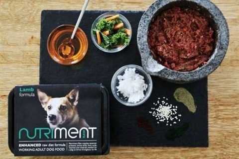 NUTRIMENT ENHANCED ADULT WORKING DOGS Raw Food (10 Tray pack) Frozen, Complete Premium BARF Diet..