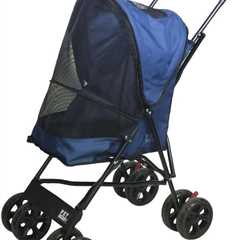Pet Gear Travel Lite Pet Stroller for Cats & Dogs - Lightweight, Easy to Use, Navy
