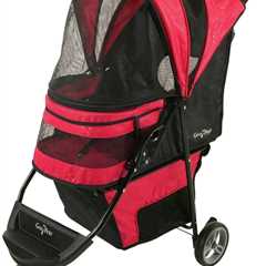 Gen7Pets Regal Plus Dog Stroller in Raspberry Sorbet - Stylish & Functional Pink Pet Stroller