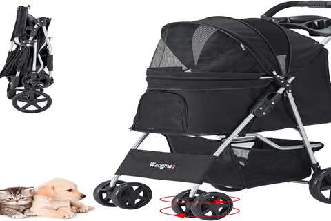 Pet Stroller for Medium & Small Dogs and Cats - Comfortable & Durable Jogger