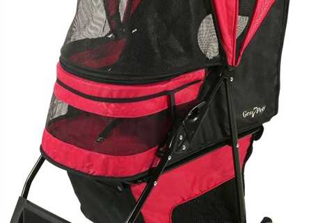 Gen7Pets Regal Plus Dog Stroller in Raspberry Sorbet - Stylish & Functional Pink Pet Stroller